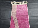 moroccan runner rug, pink runner rug, custom runner rug, hallway runner rug, boho runner rug, wool runner rug, handmade runner rug, long pink rug, abstract runner rug, moroccan rug, pink wool rug, colorful runner rug, modern runner rug