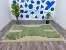 Moroccan rug Hand knotted - Beni ourain rug - all wool berber rug - Custom rug - handmade rug - Genuine lamb wool
