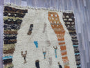 Moroccan Handmade rug ,Beni ourain Woven style Morocco wool Berber Rug, modern rug, Hand woven rug, Azilal Berber style - stylish Rug