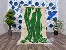 Moroccan rug Hand knotted - Beni ourain rug - all wool berber rug - Custom rug - handmade rug - Genuine lamb wool