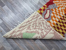 MOROCCAN HALLWAY RUG – Custom Runner rug - Handmade runner carpet – narrow morrocan rug - Pink Berber rug- Beni ourain rug- Genuine wool rug
