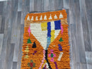 Fantastic Runner Moroccan Rug, Authentic Moroccan Runner, Orange Runner Rug, Hallway Runner rug, Wool Runner, Bohemian Runner