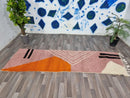 SOFT HALLWAY RUG, Beni Ourain Runner, Handmade Wool Runner Rug, Moroccan Runner, light pink Runner, Custom Moroccan Runner