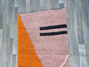 SOFT HALLWAY RUG, Beni Ourain Runner, Handmade Wool Runner Rug, Moroccan Runner, light pink Runner, Custom Moroccan Runner