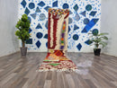 MOROCCAN HALLWAY RUG – Custom Runner rug - Handmade runner carpet – narrow morrocan rug - Pink Berber rug- Beni ourain rug- Genuine wool rug