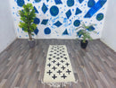 Moroccan Runner Rug,Beni Ourain Runner,Moroccan Rug Runner BeniOurain Hallway Rug,Custom Hall Runner Berber Carpet,Berber Runner,Wool Runner
