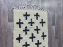 Moroccan Runner Rug,Beni Ourain Runner,Moroccan Rug Runner BeniOurain Hallway Rug,Custom Hall Runner Berber Carpet,Berber Runner,Wool Runner