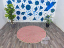 Handmade Moroccan Round rug - berber round rug - beni ourain - custom round rug - wool circle rug - custom round carpet - free shipping