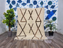 Beni ourain rug, Authentic Moroccan rug, Berber carpet, Genuine Wool rug, Handmade rug, Beni ourain style, Area rug, Tapis berbere, Teppich