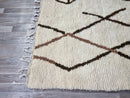 Beni ourain rug, Authentic Moroccan rug, Berber carpet, Genuine Wool rug, Handmade rug, Beni ourain style, Area rug, Tapis berbere, Teppich