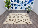 Beni ourain rug, Authentic Moroccan rug, Berber carpet, Genuine Wool rug, Handmade rug, Beni ourain style, Area rug, Tapis berbere, Teppich