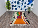 Moroccan rug Hand knotted - Beni ourain rug - all wool berber rug - Custom rug - handmade rug - Genuine lamb wool