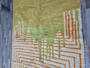 LUX MUSTARD RUG, Custom Moroccan Mrirt Rug, Handmade Berber Yellow Rug, Large Tufted Rug, High Quality Sheep Wool Carpet, Shag Area Rug.