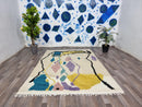 Moroccan Berber rug - Beni ourain rug - all wool berber rug - Custom area rug - handmade rug - Genuine lamb wool - Berber wool rug