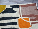 CUTE BENIOURAIN RUG, Moroccan Handmade Rug, colorful Rug, Dotted Rug, Handmade Wool Rug, Azilal Berber Rug, Handwoven Rug, Bohemian Rug