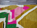 Artistic Moroccan Rug, Handmade Rug, White Rug, Moroccan Carpet, Beni Ourain Rug, Tribal Berber Rug, Authentic Carpet.