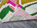 Artistic Moroccan Rug, Handmade Rug, White Rug, Moroccan Carpet, Beni Ourain Rug, Tribal Berber Rug, Authentic Carpet.