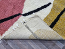 Large moroccan rug, Wool handmade rug, White and mustard rug, Abstract custom rug, Area rug for living room, Modern Beni Ourain rug, Teppich