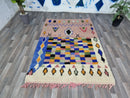 Moroccan Handmade rug ,Beni ourain Woven Style Morocco wool Berber Rug, modern rug, Hand woven rug, Berber style - Brown Or Camel Levels Rug