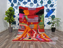 Rugs for living room - boujaad rug Custom - berber rug unique - small tufted rug - Bedroom Area Rug Custom, Moroccan Made Rug, Gift for mom