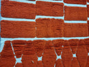 Moroccan wool rug, Luxury Beni Mrirt rug, Orange Handmade plush area rug, Berber Beni Ourain rug