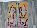 Custom Beni Ourain Runner rug - Moroccan runner rug - Pink runner rug - Hallway runner Morrocan - Soft Wool runner - Berber runner Pink