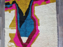Berber Moroccan Costum rug - Moroccan Woolen carpet - New Azilal rug - Beni ouarain style - New Beni ouarain rug - fine berber rug