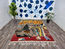 Custom Handmade Moroccan Berber Rug - Beni Ourain Shag Area Rug - Moroccan Rug 9x12, 8x10, Custom Sizes Available