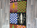 Custom Wool Moroccan Boujjad Runner Rug - Authentic Orange Berber Wool Shag for Entryways - Luxurious Shaggy Carpet in All Sizes.