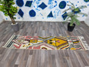 Pink Runner Rug - Berber Colorful Runner Rug - Authentic Moroccan Pink rug - Berber Runner Rug - Authentic Beni Ourain rug