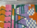 Handmade Moroccan Berber Wool Rug – Oriental Green Boujaad Carpet, Large 8x10 Antique Area Rug, Modern Home Decor Gift 2024.