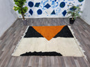 Amazing Berber Colorful Rug Morrocan, Handmade Rug 8 x 10, Carpet Morocco, Bohemian Rug 7x10 Boho, Housewarming Gift For Home