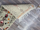 Contemporary Custom Moroccan Flatweave Rug, kilim rug for living Room, flat area Rug, flatweave colorful rug, Large Lounge kilim Rug.