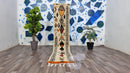 Authentic Moroccan Cream & Olive Berber Runner Rug - Handmade Boujaad Wool Rug - Custom Sizes Available