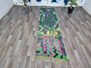 Luxurious Moroccan Runner Rug, Moroccan Handmade Rug, Mint Green Rug, Abstract Green Rug, Authentic Moroccan green rug -Berber Runner Carpet