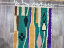 Custom size runner,Hand knotted rug, Hallway runner rug,Handmade runner, Boujad runner rug, green Rug, Moroccan Runner Rug,boho rug.
