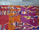 Beni ourain orange rug , Authentic Moroccan rug, Berber carpet, Genuine Wool rug, Handmade rug, Beni ourain style, Area rug, Tapis berbere.