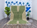 Moroccan rug Hand knotted - Beni ourain rug - all wool berber rug - Custom rug - handmade rug - Genuine lamb wool