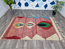Moroccan rug Hand knotted - Beni ourain rug - all wool berber rug - Custom rug - handmade rug - Genuine lamb wool