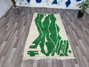 Moroccan rug Hand knotted - Beni ourain rug - all wool berber rug - Custom rug - handmade rug - Genuine lamb wool