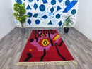 Moroccan Berber rug - Beni ourain rug - all wool berber rug - Custom area rug - handmade rug - Genuine lamb wool - Berber wool rug