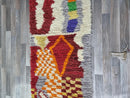 MOROCCAN HALLWAY RUG – Custom Runner rug - Handmade runner carpet – narrow morrocan rug - Pink Berber rug- Beni ourain rug- Genuine wool rug