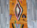 Fantastic Runner Moroccan Rug, Authentic Moroccan Runner, Orange Runner Rug, Hallway Runner rug, Wool Runner, Bohemian Runner