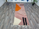 SOFT HALLWAY RUG, Beni Ourain Runner, Handmade Wool Runner Rug, Moroccan Runner, light pink Runner, Custom Moroccan Runner