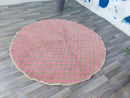 Handmade Moroccan Round rug - berber round rug - beni ourain - custom round rug - wool circle rug - custom round carpet - free shipping