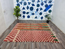 Moroccan Handmade rug ,Beni ourain style Morocco wool Berber Rug, modern rug, Hand woven rug, Azilal Berber style - white Rug Morocco