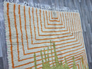 LUX MUSTARD RUG, Custom Moroccan Mrirt Rug, Handmade Berber Yellow Rug, Large Tufted Rug, High Quality Sheep Wool Carpet, Shag Area Rug.