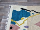 Moroccan Berber rug - Beni ourain rug - all wool berber rug - Custom area rug - handmade rug - Genuine lamb wool - Berber wool rug