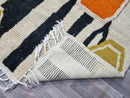 CUTE BENIOURAIN RUG, Moroccan Handmade Rug, colorful Rug, Dotted Rug, Handmade Wool Rug, Azilal Berber Rug, Handwoven Rug, Bohemian Rug