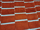 Moroccan wool rug, Luxury Beni Mrirt rug, Orange Handmade plush area rug, Berber Beni Ourain rug